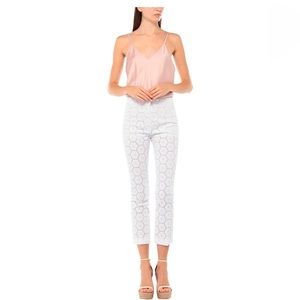 Lace white pants